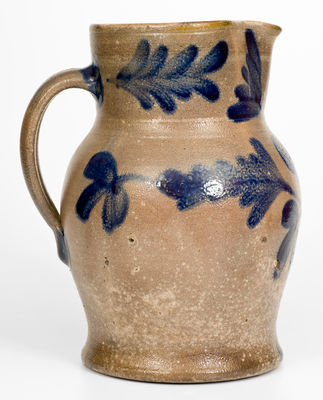 Attrib. Henry Harrison Remmey, Philadelphia, PA Stoneware Pitcher w/ Elaborate Decoration