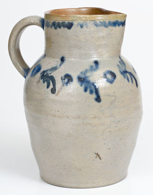 One-Gallon Stoneware Pitcher attrib. David Parr, Sr. and James Burland, Baltimore, MD, circa 1815-1821.
