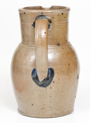 One-Gallon Baltimore, MD Stoneware Pitcher w/ Cobalt Clover Decoration