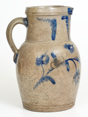 One-and-a-Half-Gallon Stoneware Pitcher attributed to the Samuel Irvine Pottery, Newville, PA