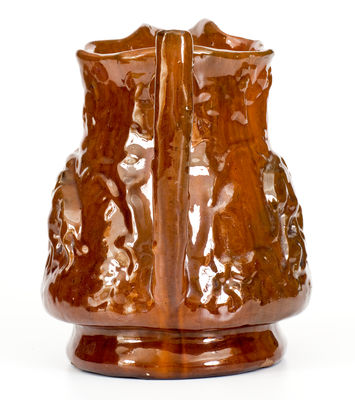 Scarce JOHN W BELL / Waynesboro, Pa Redware Hunt Scene Pitcher