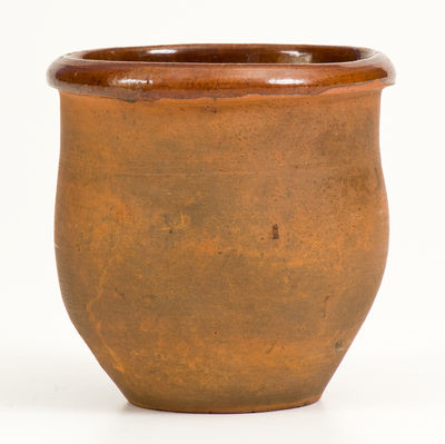 Rare "Solomon Miller / November 5, 1888" Redware Jar (Adams County, PA)
