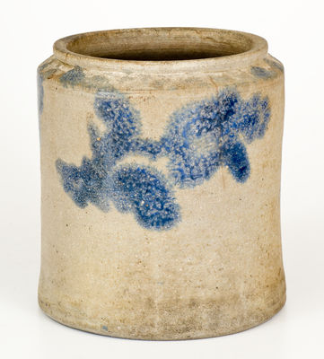 Extremely Rare Early-Period J. BELL Stoneware Jar w/ Cobalt Decoration (John Bell, Waynesboro, PA)