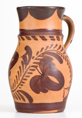 Small Tanware Pitcher, Greensboro or New Geneva, PA origin