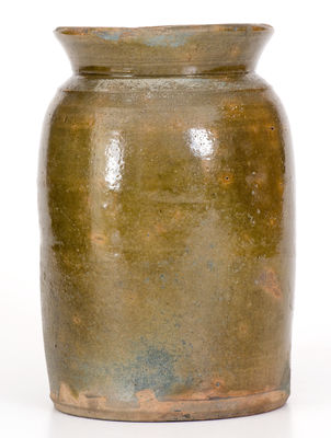 Glazed Redware Jar, possibly Galena, Illinois origin