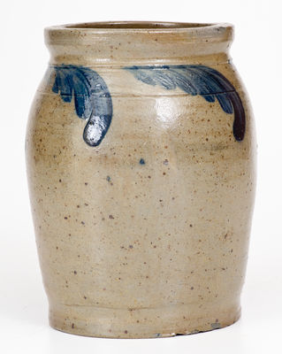 Fine B.C. MILBURN (Alexandria, Virginia) Half-Gallon Stoneware Jar