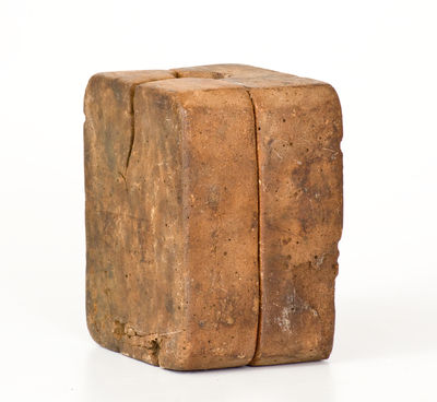 Unusual Pottery Pitcher Mold, American, 19th century