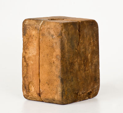 Unusual Pottery Pitcher Mold, American, 19th century