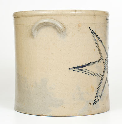 H.M. WHITMAN / HAVANA, N.Y. Three-Gallon Starburst Crock