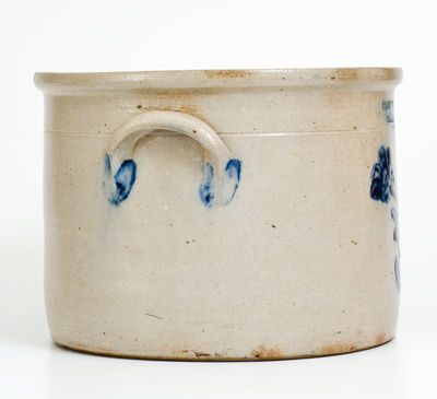 COWDEN & WILCOX / HARRISBURG, PA Three-Gallon Stoneware Cake Crock