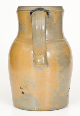 Fine A.P. Donaghho / Parkersburg, WV Stoneware Pitcher w/ Misspelled Name and Elaborate Decoration