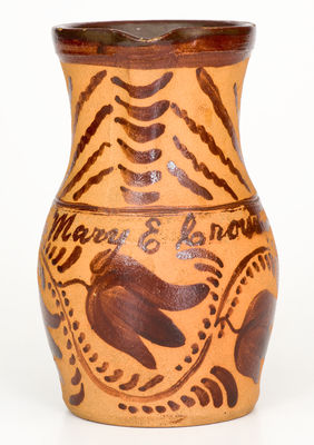 Rare Tanware Presentation Pitcher, Inscribed 