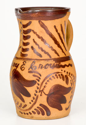 Rare Tanware Presentation Pitcher, Inscribed 