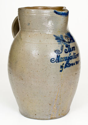 Exceedingly Rare and Important Pitcher by Isaac Thomas and Joseph Mendell, Maysville, KY