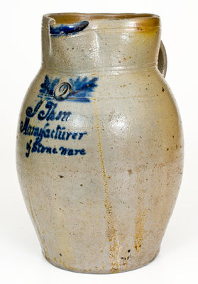 Exceedingly Rare and Important Pitcher by Isaac Thomas and Joseph Mendell, Maysville, KY