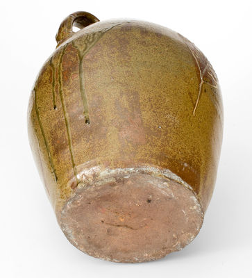 Exceptional Collin Rhodes (Shaw s Creek, Edgefield, SC) Five-Gallon Double-Handled Jug w/ Elaborate Two-Color Slip Decoration