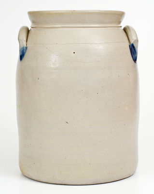 Extremely Rare COWDEN & WILCOX / HARRISBURG, PA Jar w/ Incised and Slip-Trailed Tree Decoration