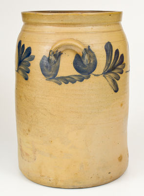 Extremely Rare 6 Gal. Stoneware Jar Lightly Inscribed "Richard Remmey" on Underside (Philadelphia, PA)