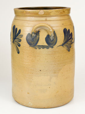 Extremely Rare 6 Gal. Stoneware Jar Lightly Inscribed "Richard Remmey" on Underside (Philadelphia, PA)