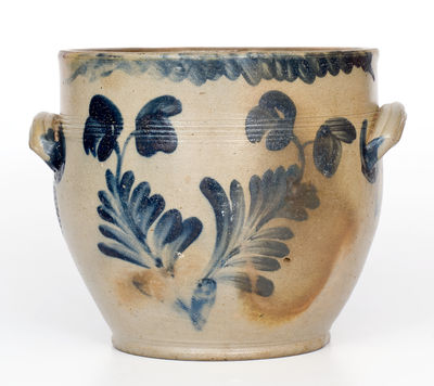 Unusual att. Remmey Pottery (Philadelphia, PA) Two-Gallon Stoneware Jar