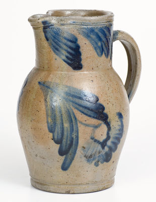 Half-Gallon Stoneware Pitcher attrib. William Linton, Baltimore, MD, circa 1860