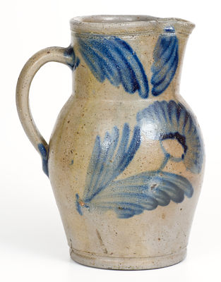 Half-Gallon Stoneware Pitcher attrib. William Linton, Baltimore, MD, circa 1860