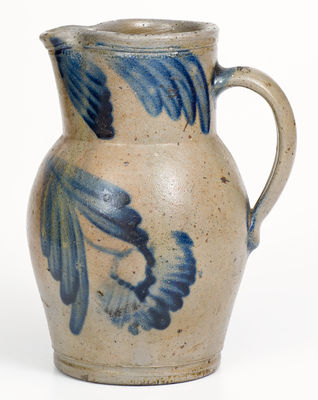 Half-Gallon Stoneware Pitcher attrib. William Linton, Baltimore, MD, circa 1860