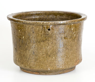 Unusual Alkaline-Glazed Georgia Stoneware Hanging Vessel