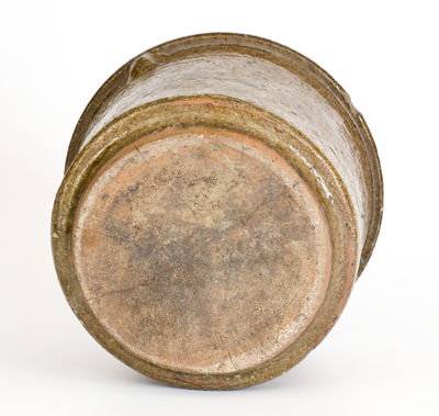 Unusual Alkaline-Glazed Georgia Stoneware Hanging Vessel