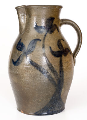 Exceedingly Rare and Important Stoneware Pitcher attrib. George Duncan, Sycolin Road Pottery, Loudoun County, VA