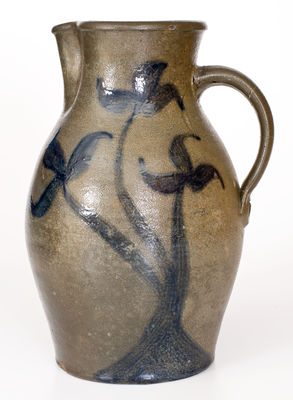 Exceedingly Rare and Important Stoneware Pitcher attrib. George Duncan, Sycolin Road Pottery, Loudoun County, VA