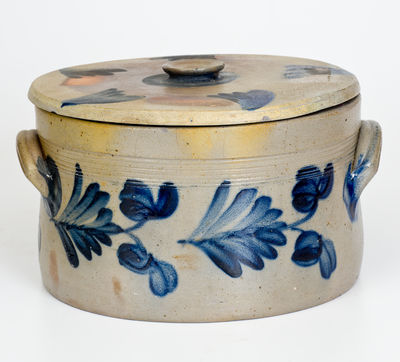 Remmey Pottery, Philadelphia Lidded Stoneware Butter Crock