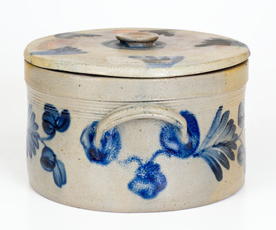 Remmey Pottery, Philadelphia Lidded Stoneware Butter Crock