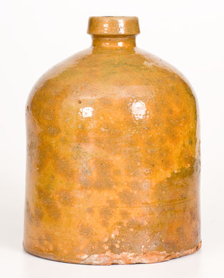 Glazed Galena, Illinois Redware Jug