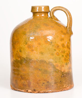 Glazed Galena, Illinois Redware Jug