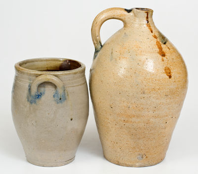 Two Pieces of SWAN & STATES / STONINGTON, Connecticut Stoneware