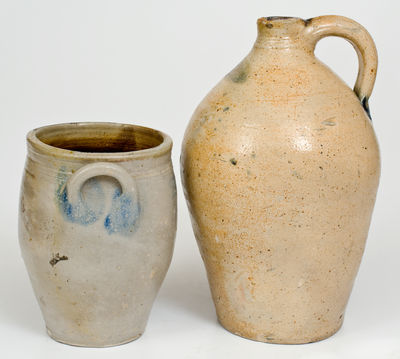 Two Pieces of SWAN & STATES / STONINGTON, Connecticut Stoneware