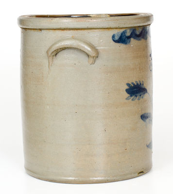 Three-Gallon Stoneware Crock attrib. S. A. Colvin & Sons, Jane Lew, WV, circa 1885