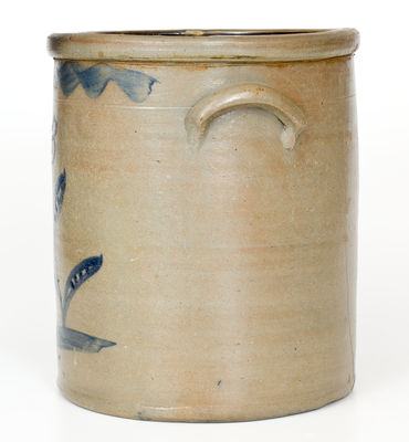 Three-Gallon Stoneware Crock attrib. S. A. Colvin & Sons, Jane Lew, WV, circa 1885