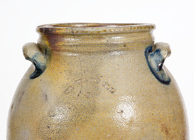 Two-Gallon T.R. WADDELL / VA (Alleghany County, Virginia) Cobalt-Decorated Stoneware Jar