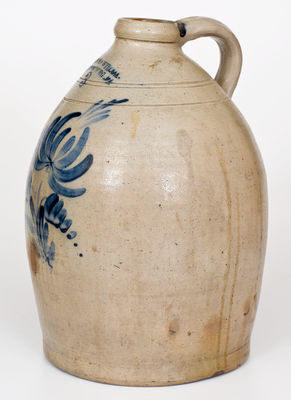 Three-Gallon COWDEN & WILCOX / HARRISBURG, PA Stoneware Jug