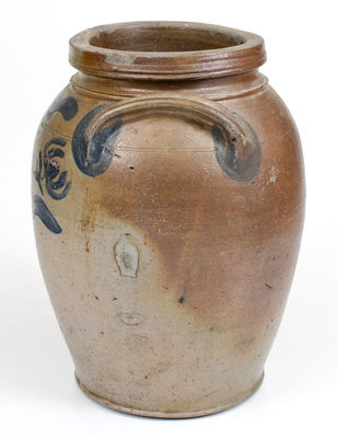 Three-Gallon Stoneware Jar attrib. E.B. Hissong or Jacob Greenland Pottery, Cassville, PA