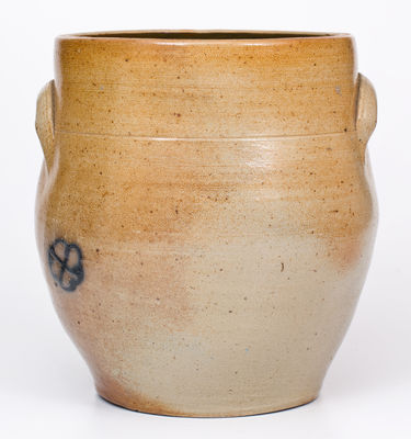 Rare Stoneware Jar with Cobalt-Script Signature