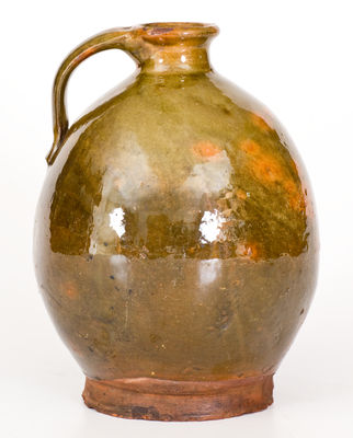 Glazed Maine Redware Jug