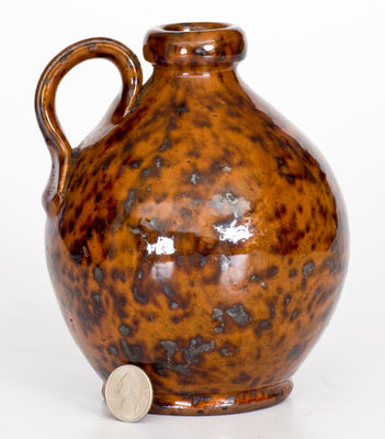 Manganese-Decorated Redware Jug, probably Chester County, Pennsylvania