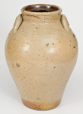 Three-Gallon BOSTON (Frederick Carpenter, early 19th century) Iron-Decorated Stoneware Jar