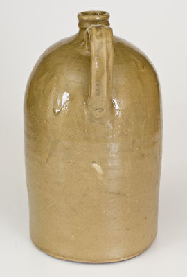 Rare and Fine attrib. Thomas Chandler and John Trapp (Edgefield District, SC) Stoneware Jug, 1849