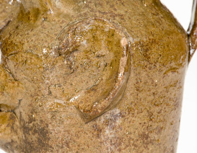Exceptional Edgefield District, SC Stoneware Face Jug, Lewis Miles  Stony Bluff Manufactory