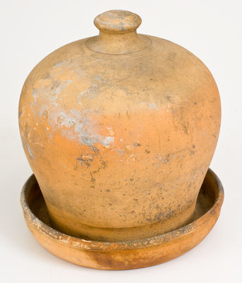 Very Rare George Ohr, Biloxi, Mississippi Earthenware Chicken Waterer