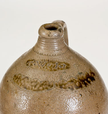 Thomas Warne and Joshua Letts, South Amboy, NJ Stoneware Jug, early 19th century